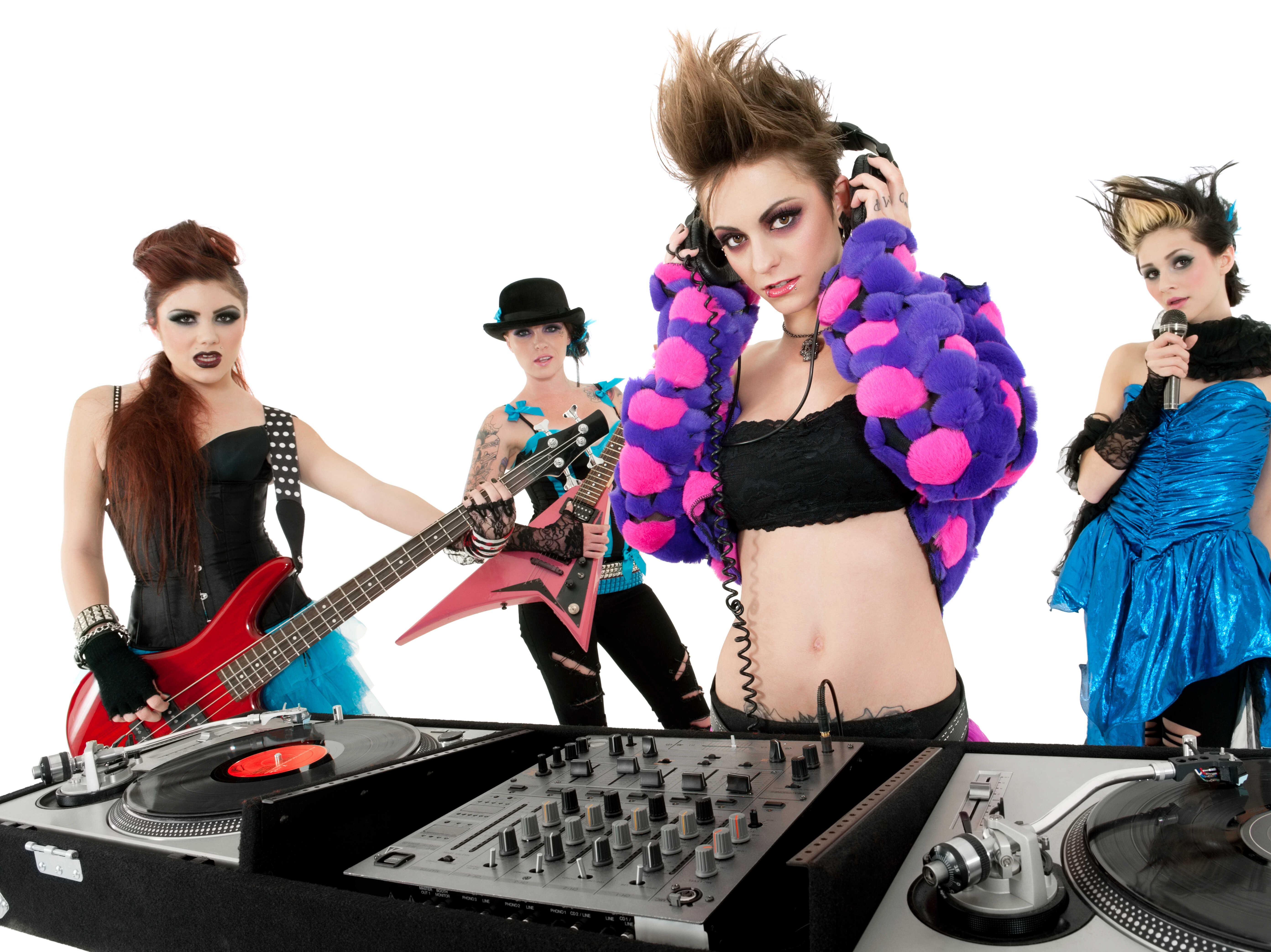 DJ with Musicians
